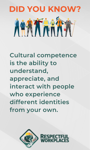 Did you know that cultural competence is the ability to understand, appreciate, and interact with people who experience different identities from your own.