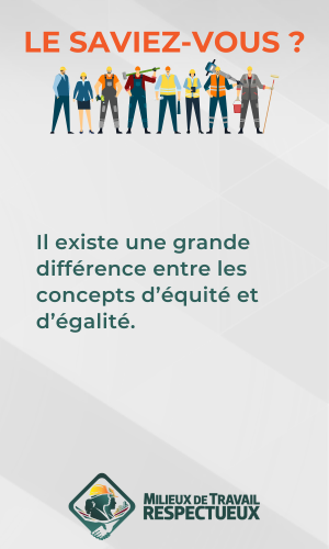 Le saviez-vous? Il existe une grande différence entre les concepts d’équité et d’égalité.