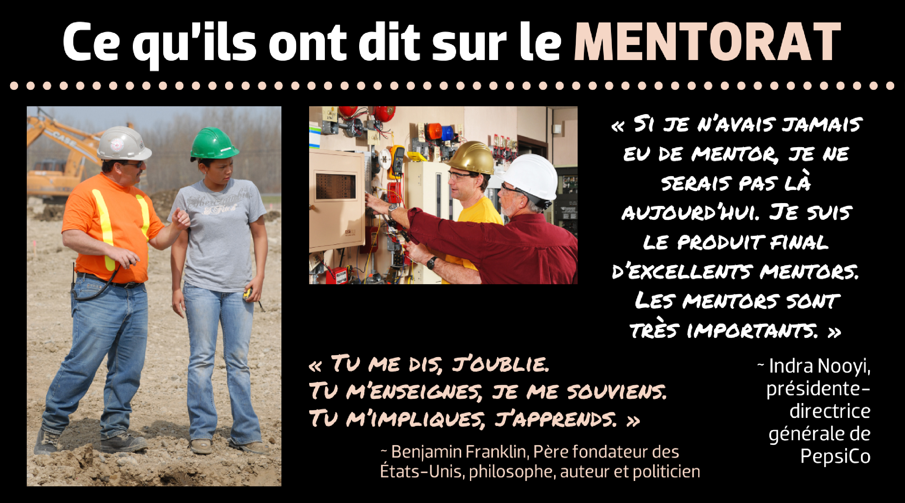 Ce qu’ils ont dit sur le mentorat